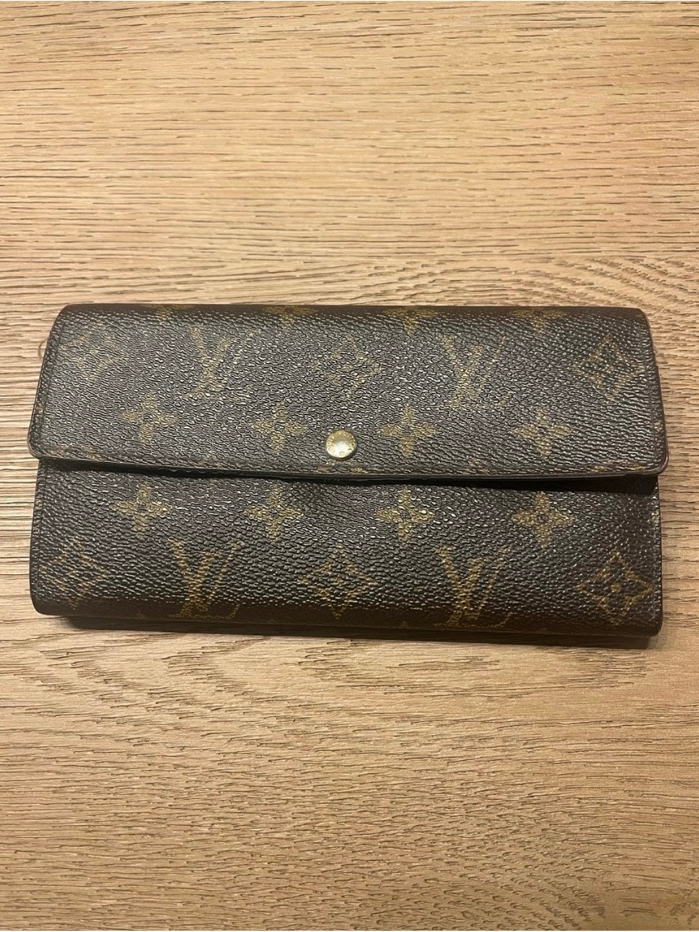 Louis Vuitton Monogram Continental Wallet - Brown and Gold